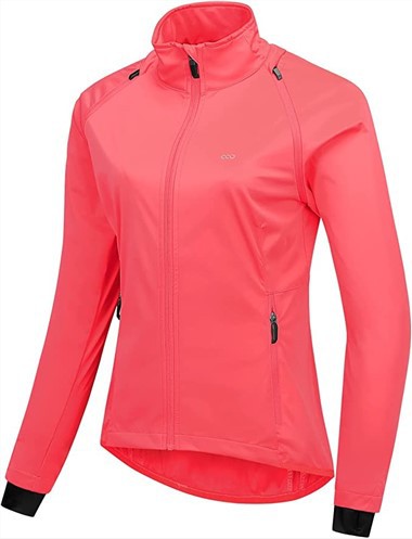 Femme Zip Up Léger Athlétique Entraînement Yoga Cyclisme Piste Running Veste Imperméable Coupe Vent Réfléchissant