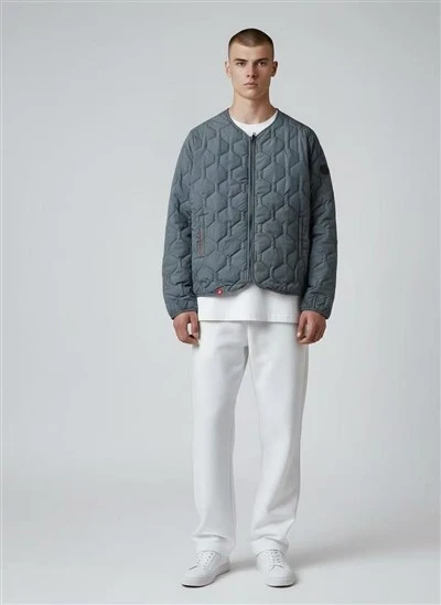 Men's Packable Diamond Quilted Inner Jacket high quality